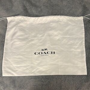 Coach White Storage Bag